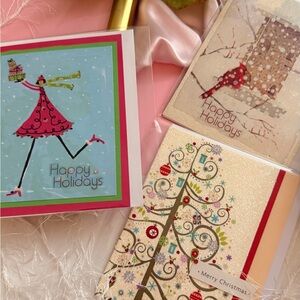 Festive Holiday Greeting Cards Set